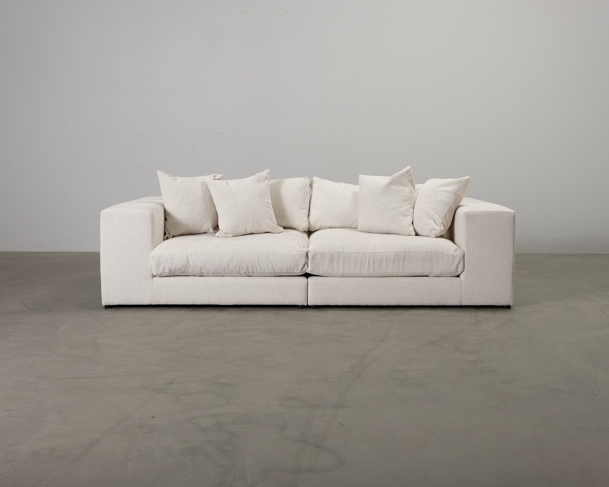 Beliani GLORVIKA II 3-sits soffa naturvit