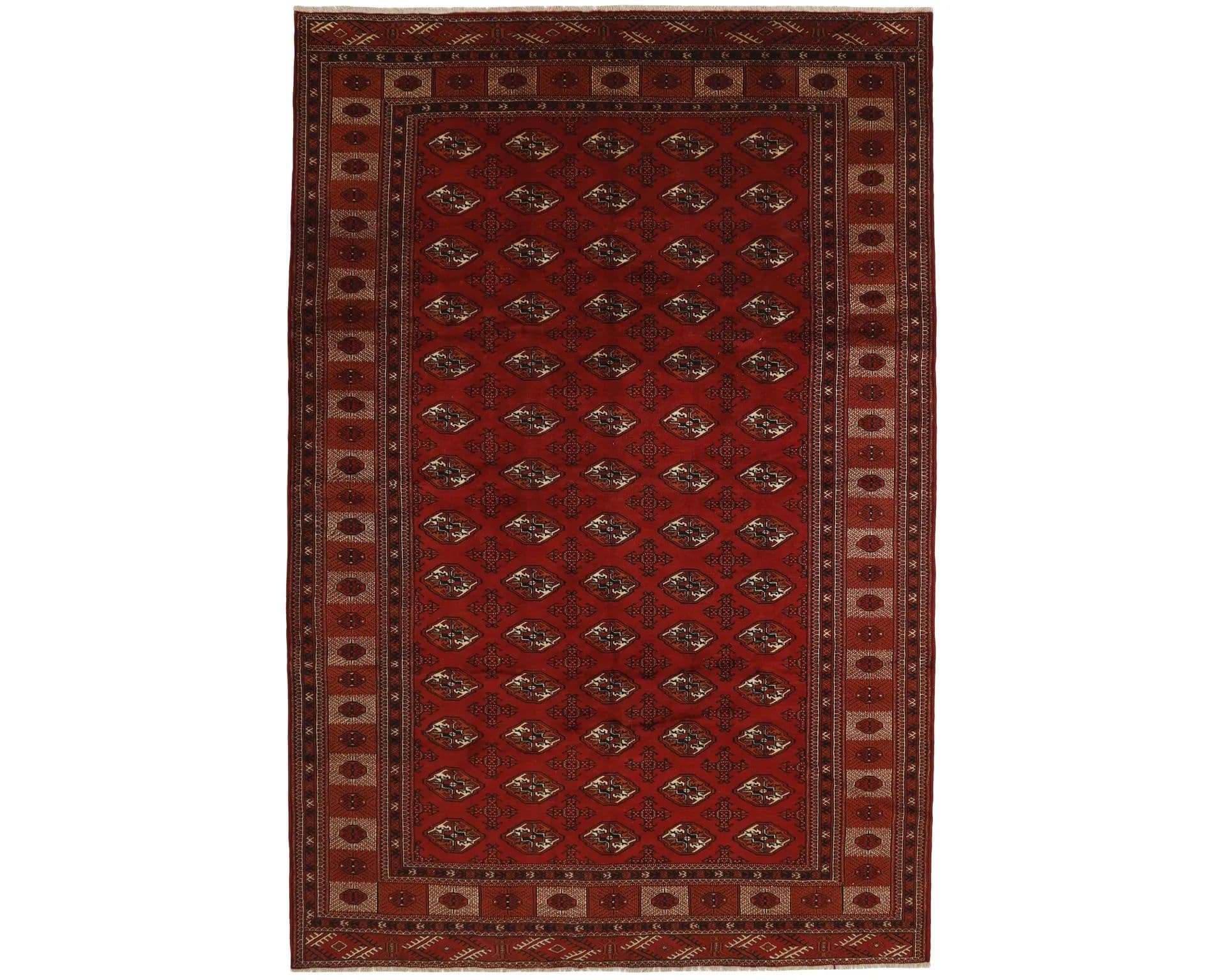 Rezas orientalisk x Torkaman matta 254 x 382 cm