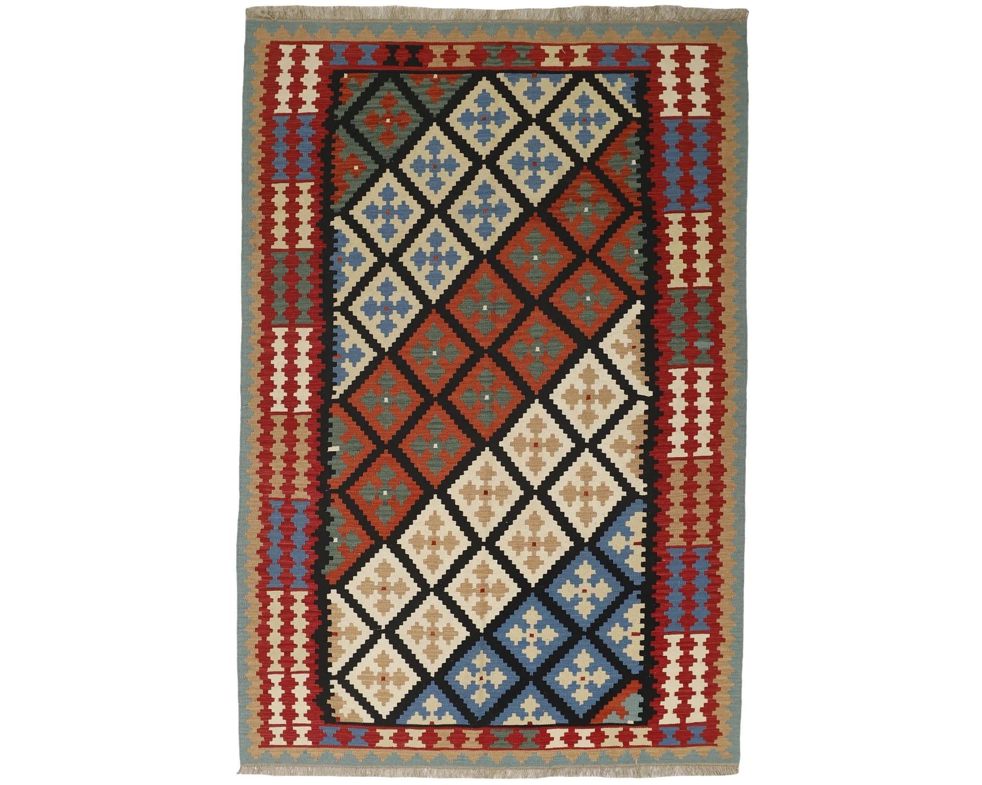 Rezas orientalisk x Kelim matta 197 x 298 cm