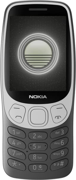 Nokia 3210 4G mobiltelefon (svart) - Nyskick - i originalförpackning