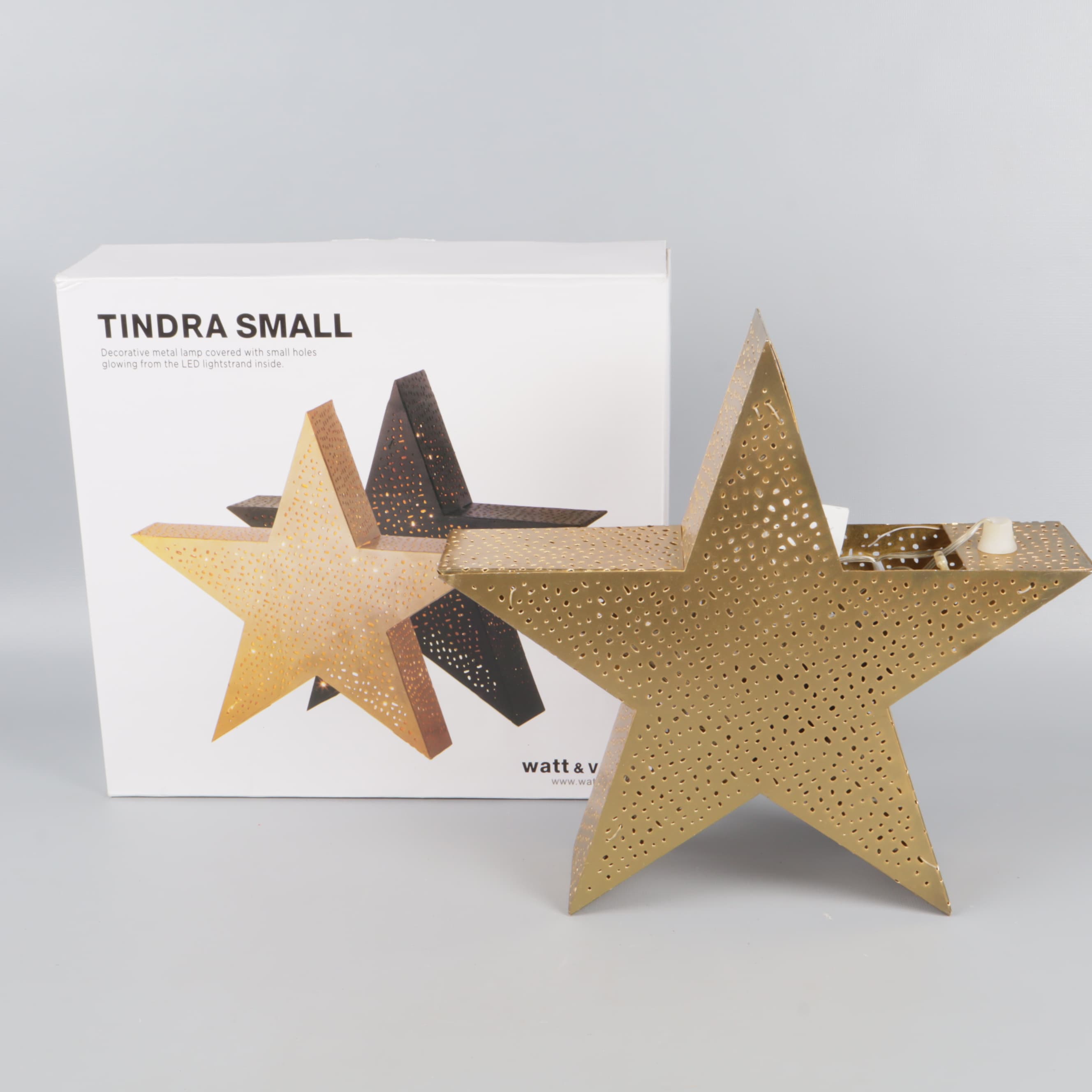 Guldfärgad julstjärna