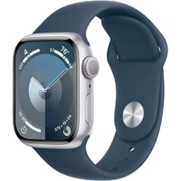 Apple Watch Series 8 (2022) GPS 41 mm - Aluminium Silber - Sportarmband Blau