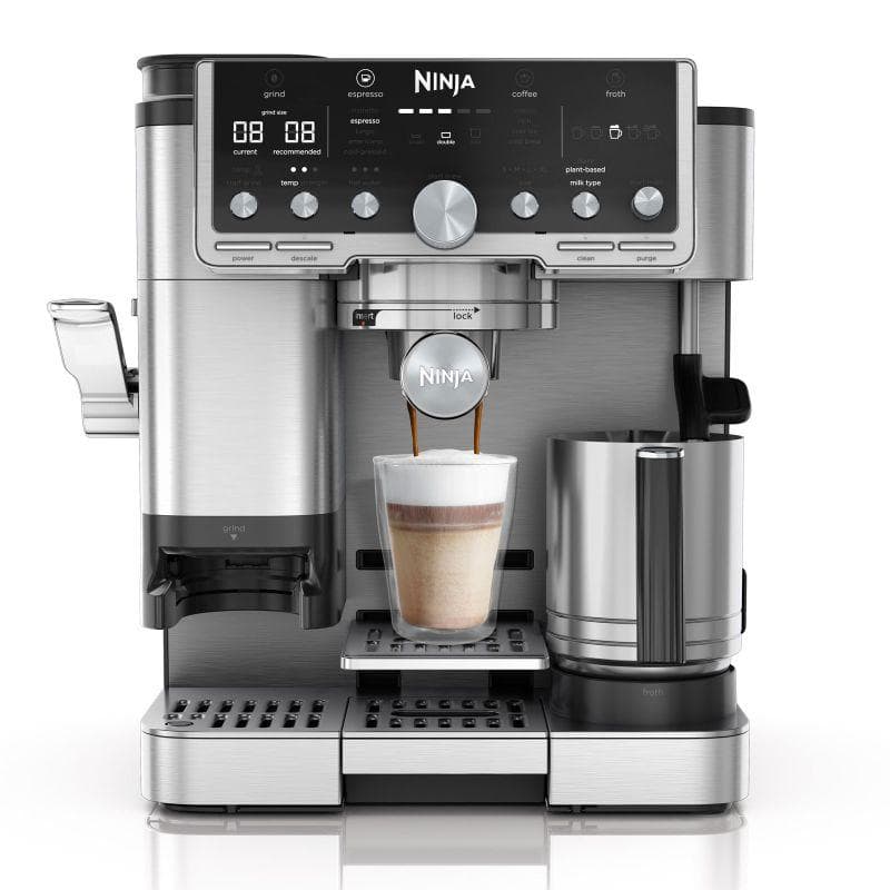 Espressomaschine mit Kaffeemühle Ohne Kapseln Ninja ES701EU 1,0000L - Grau