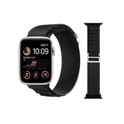 Apple Watch Ultra (2022) GPS + Cellular 49 mm - Titan Titan Natur - Alpine loop Schwarz