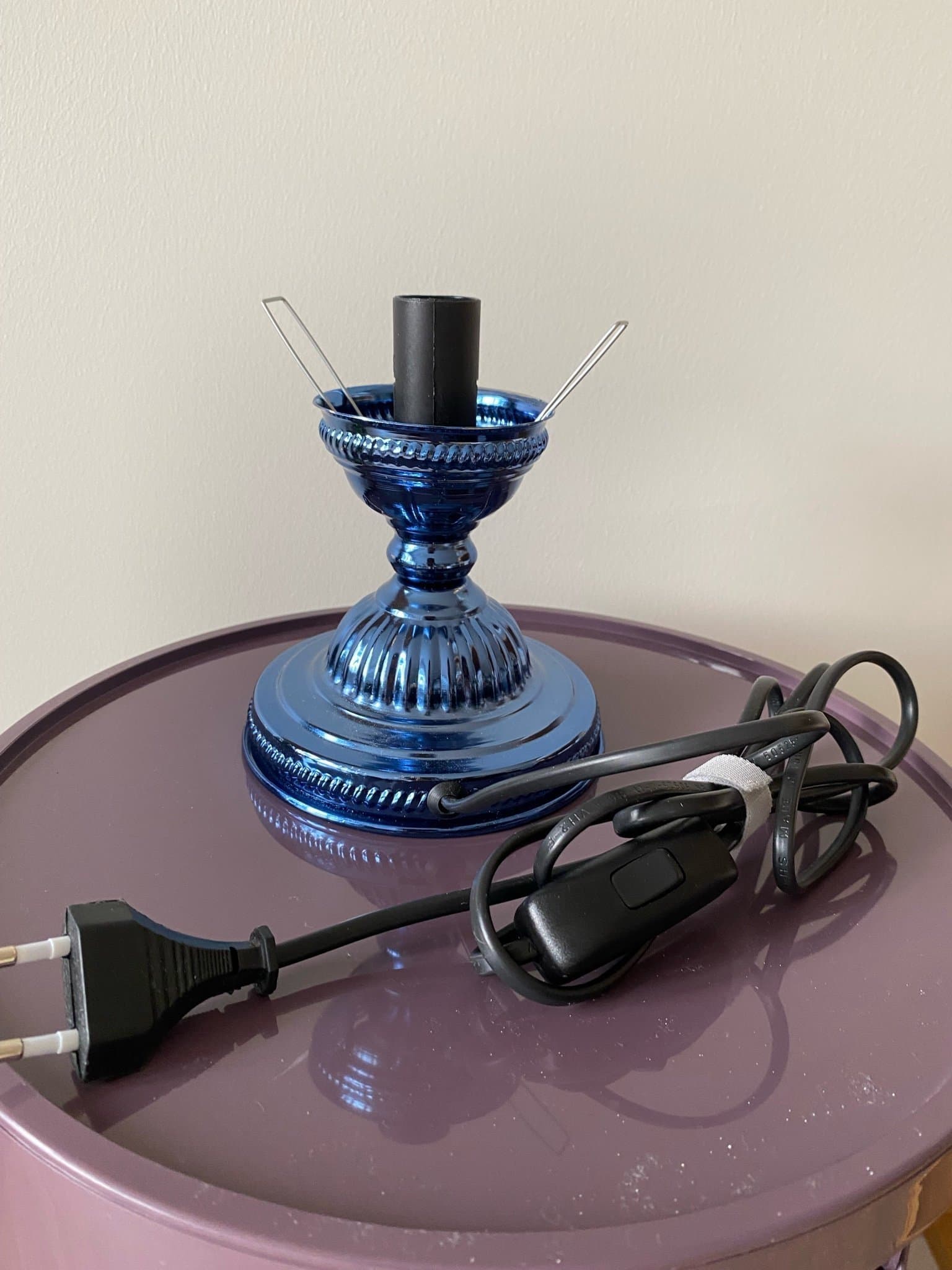 Turkisk mosaik lampa utan glödlampa