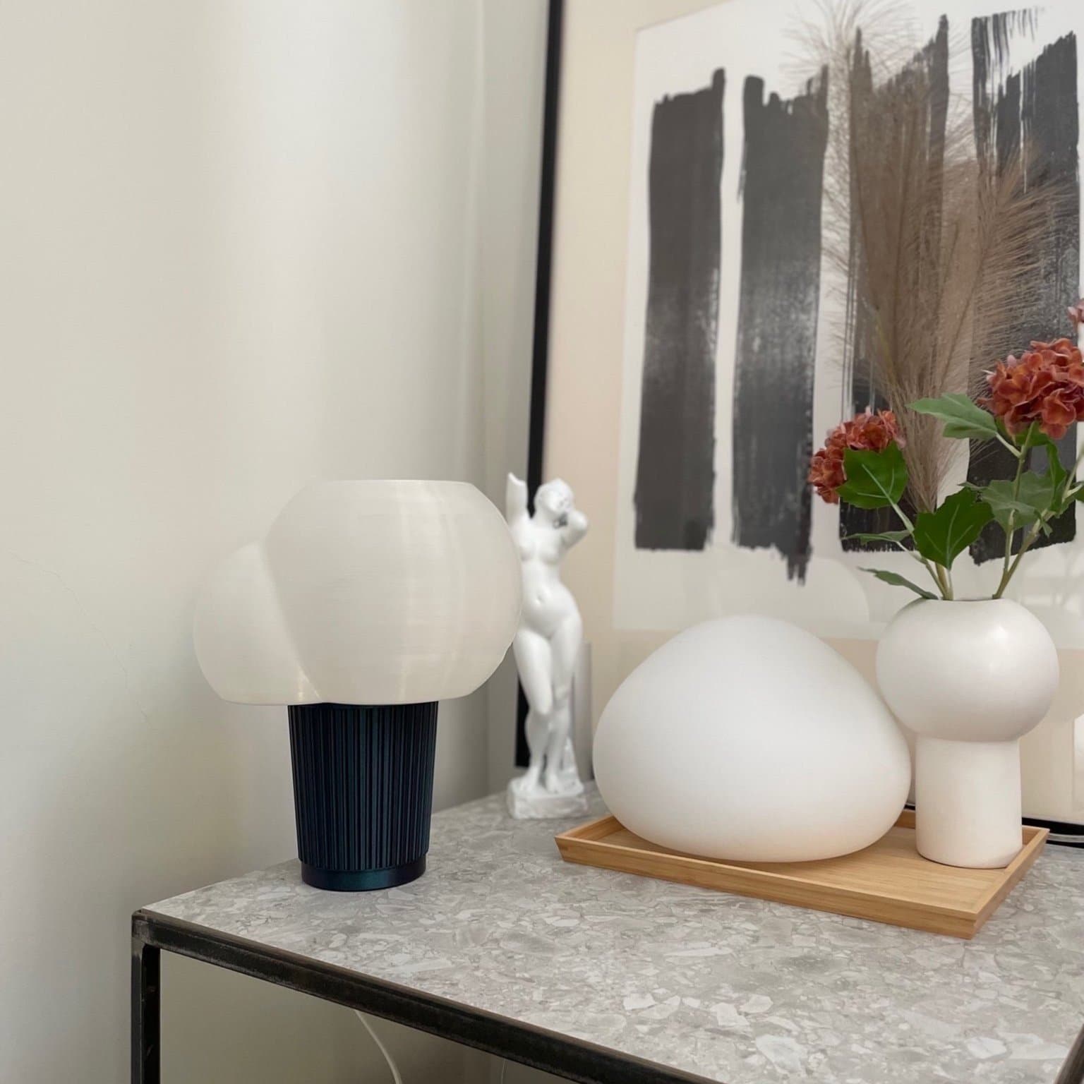 3D-printad lampa “Kulglass” – E14