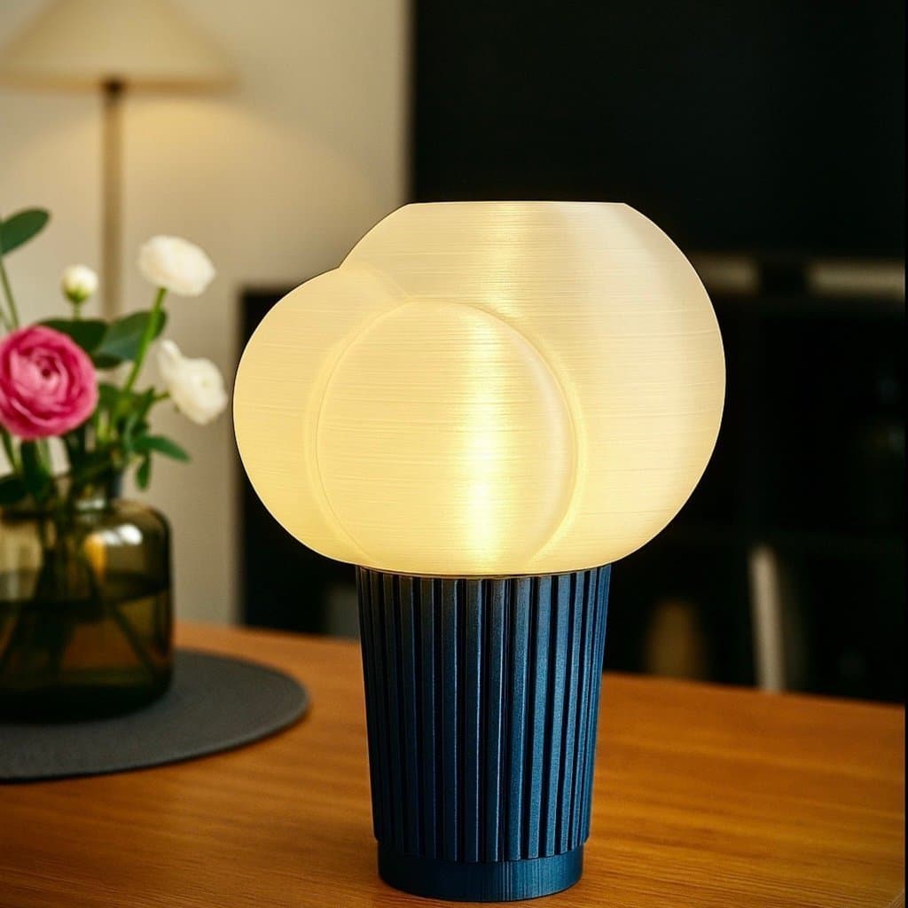 3D-printad lampa “Kulglass” – E14