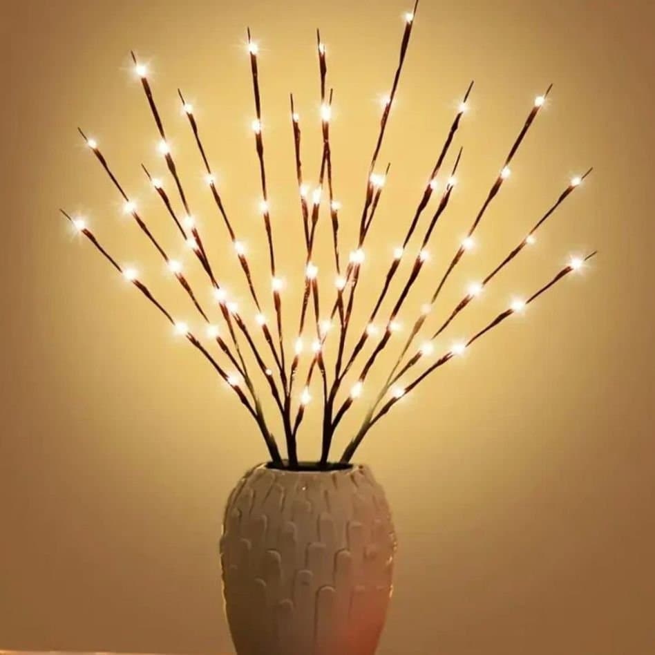 Dekorativa LED-grenar. 20 lampor.