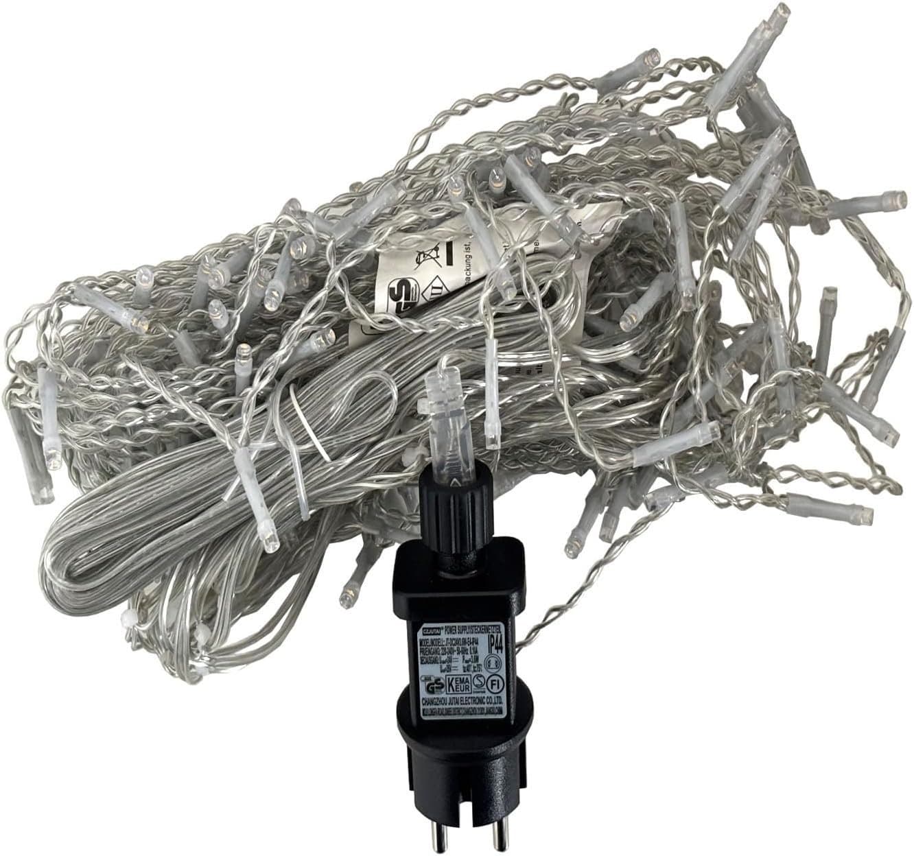 *Ny* Ljusslinga med 160 LED-lampor utomhus och inomhus, varmvit ljusslinga