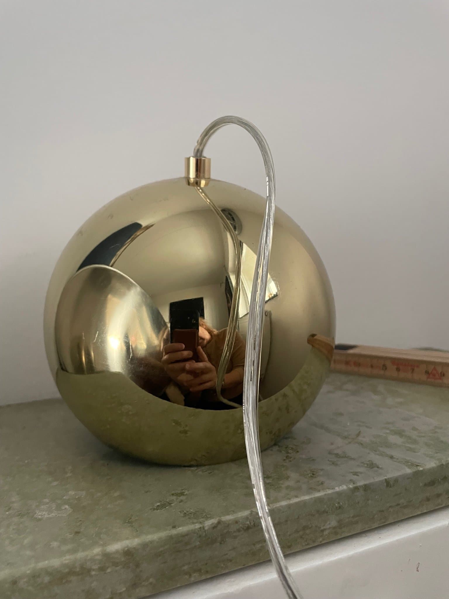 Dekorativ Guldpläterad Lampa