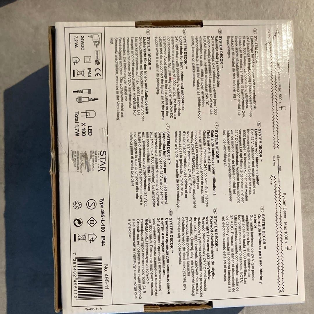 System Decor LED Ljusslinga