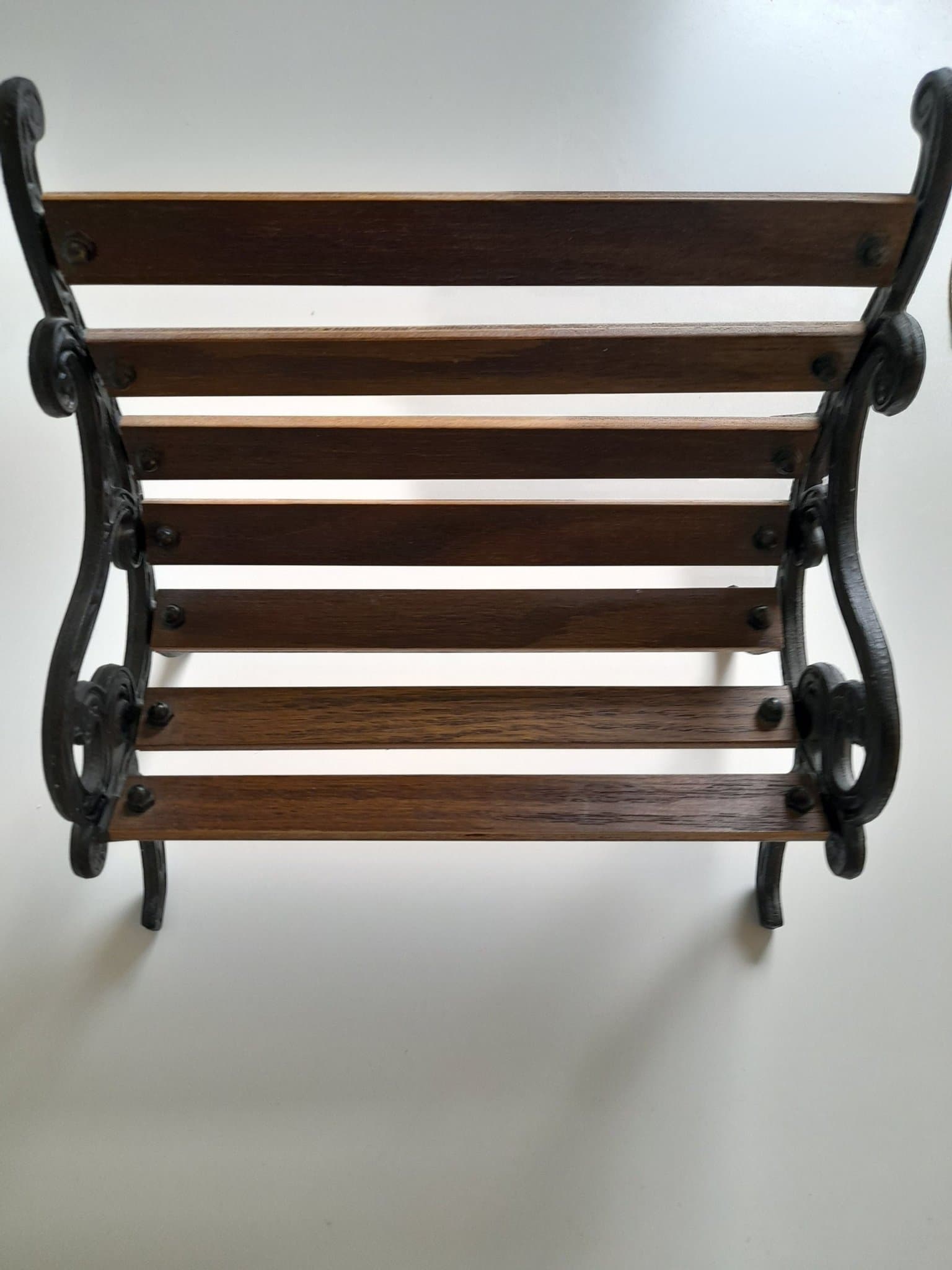 Dekorativ Bänk i Trä och Metall