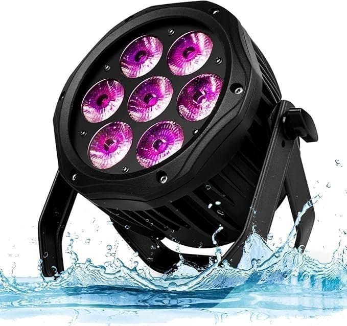 HELT NY SHEHDS LED Par 7x18W RGBW+UV Scenbelyning / Parlampa