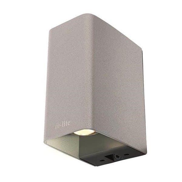 NYA! In-Lite Vägglampa 12v ACE UP-DOWN Rosé Silver 7W LED Utomhus 10301900