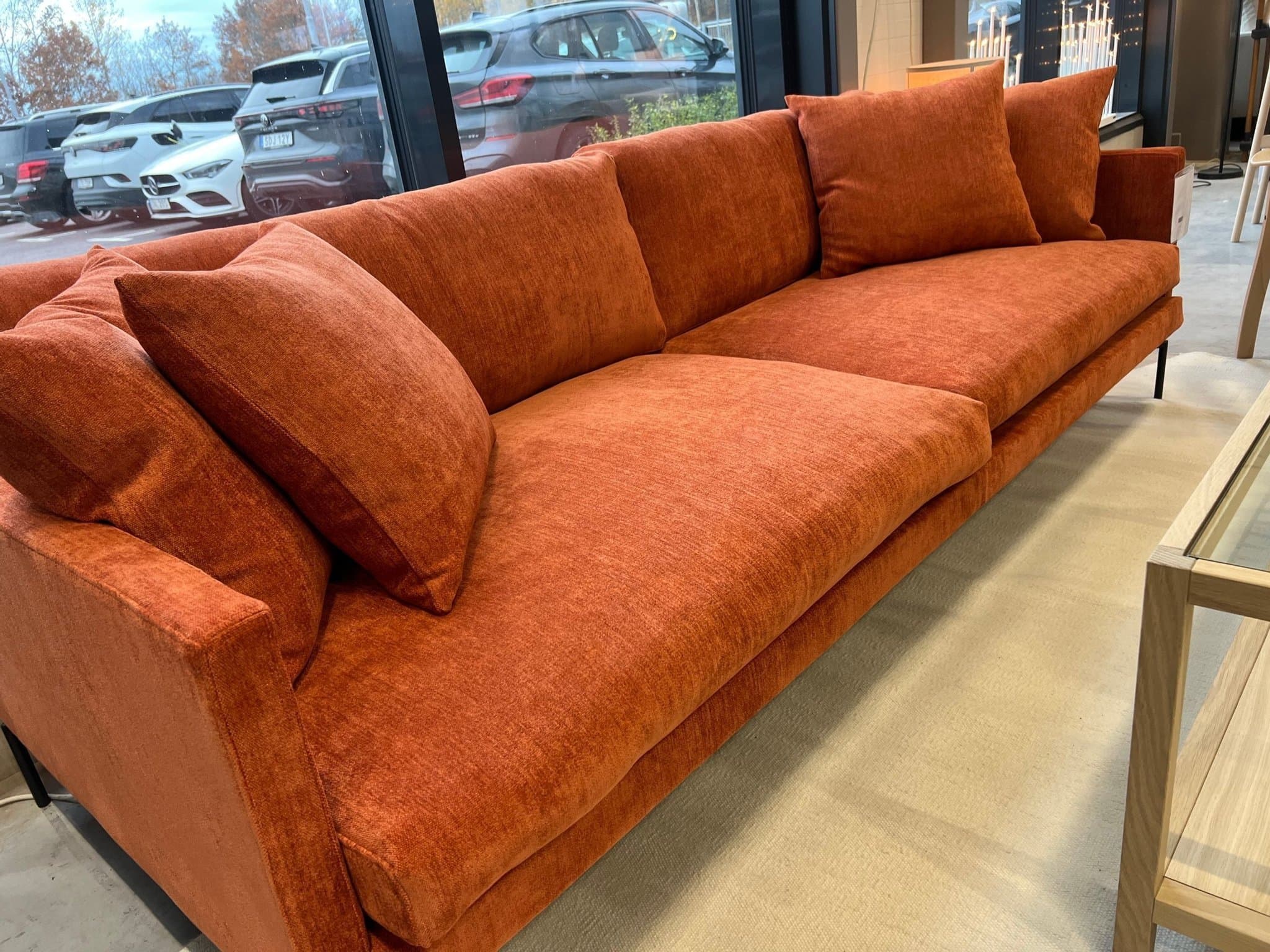 Eliersen Ash soffa - 3-sits 240 cm Soft 23- svarta ben