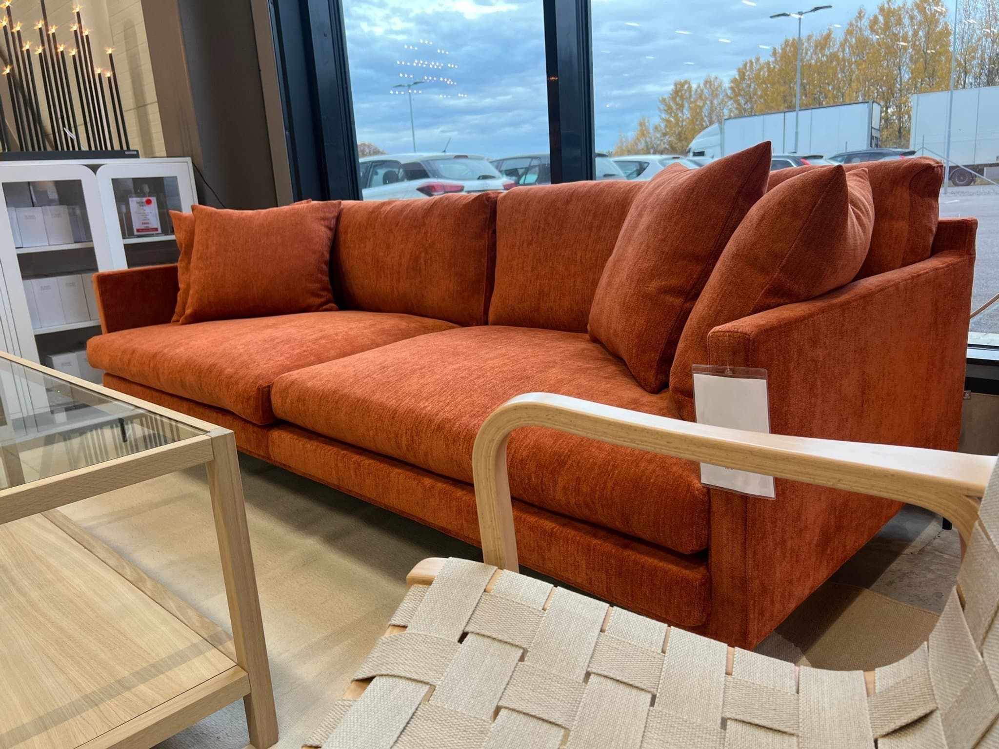 Eliersen Ash soffa - 3-sits 240 cm Soft 23- svarta ben