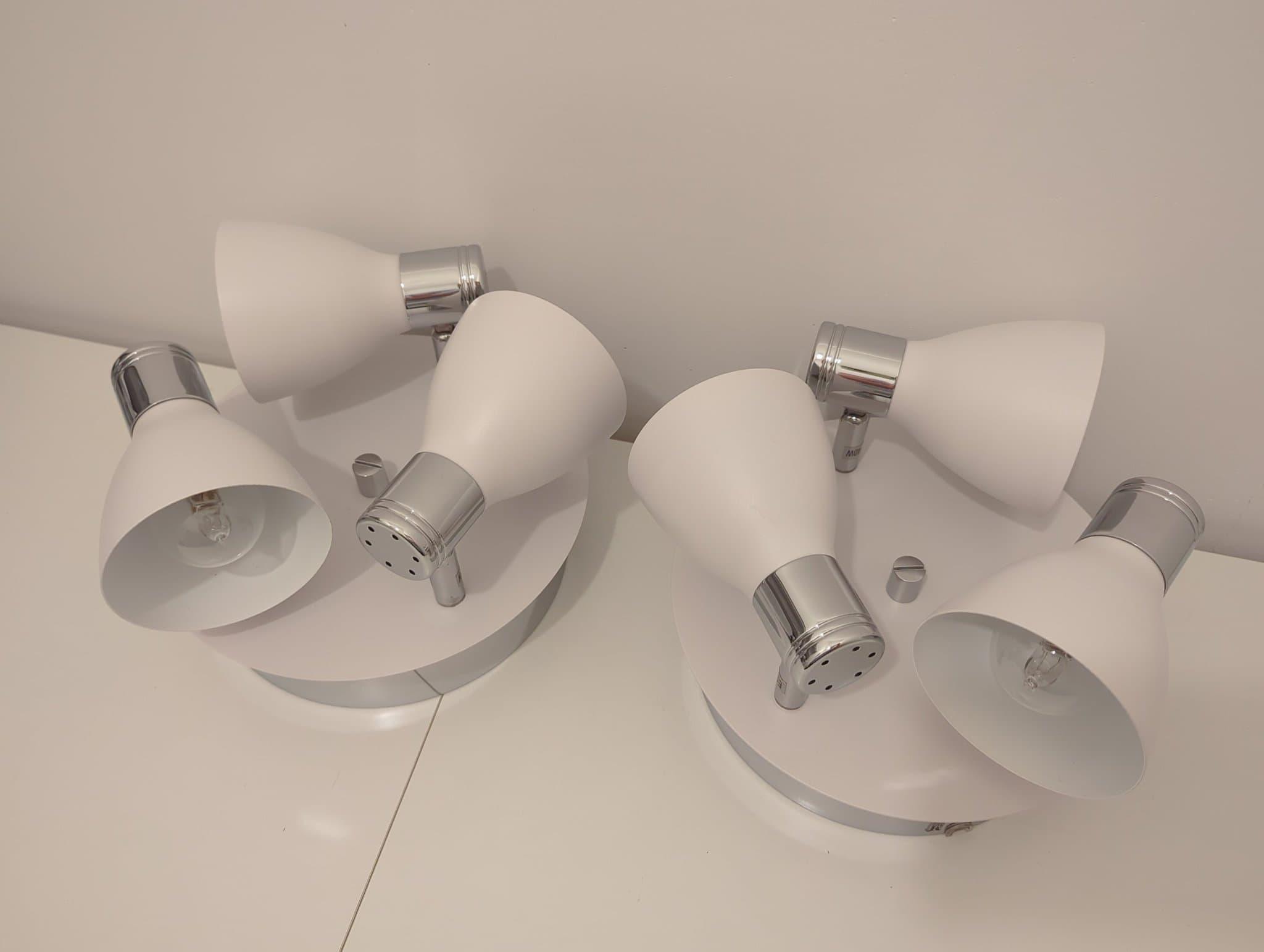 Takspotlight fr. Markslöjd, vit, rund, 22 cm, E14