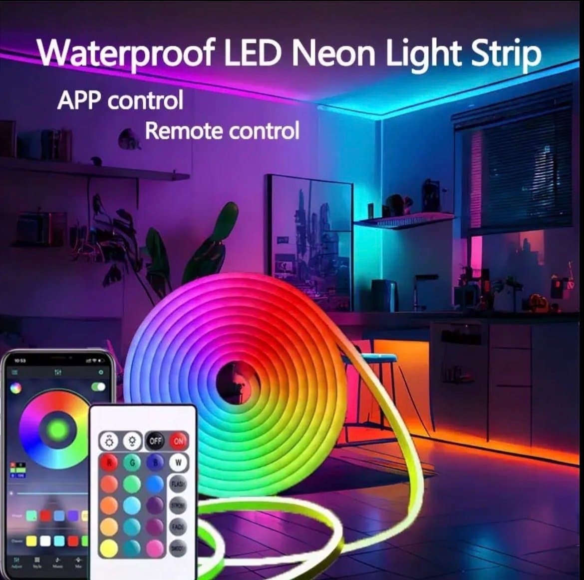 LED Neon Light Strip 5 meter