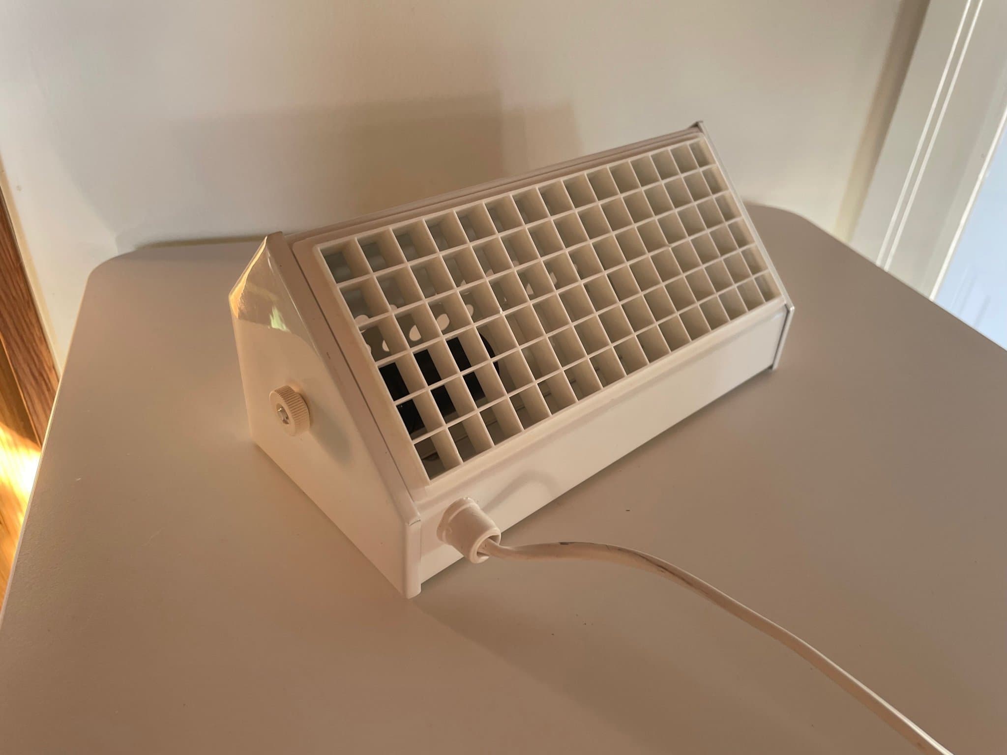 Vintage 1980-tal BELID V349 Vägglampa Vit - Industriell Accentbelysning