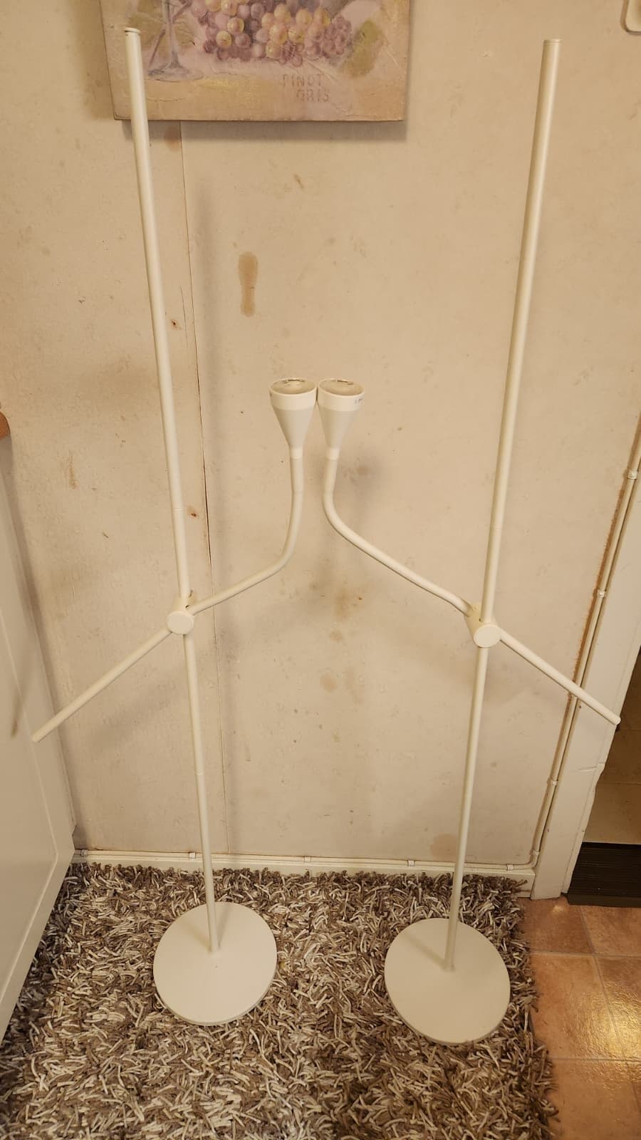 IKEA Nävlinge LED golvlampor – vit, 1.9W