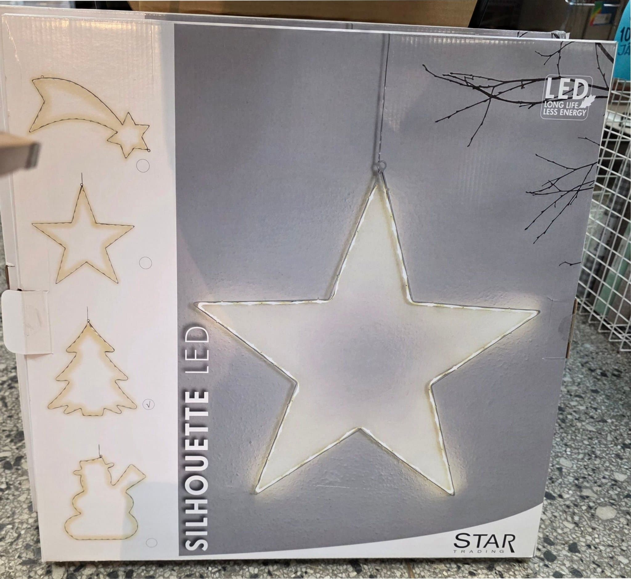 Led Siluette Julgran. Star Trading.