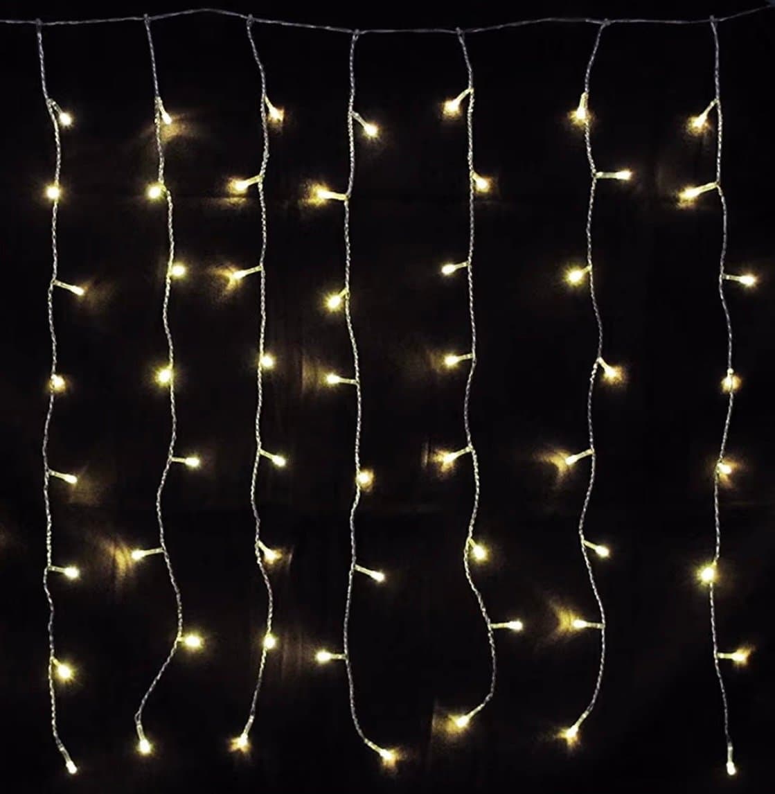 Ljusslinga gardin 160 led juldekoration utomhus