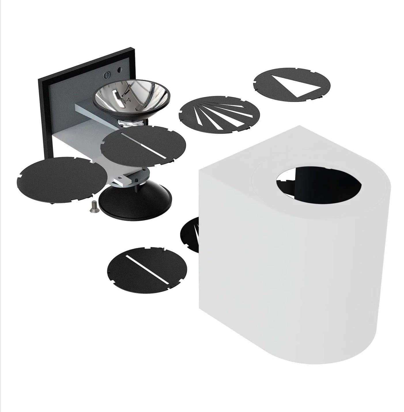 NYA! Nordlux Canto 2 UP-DOWN Vit IP44 GU10 Utomhus-lampa Vägglampa 230v