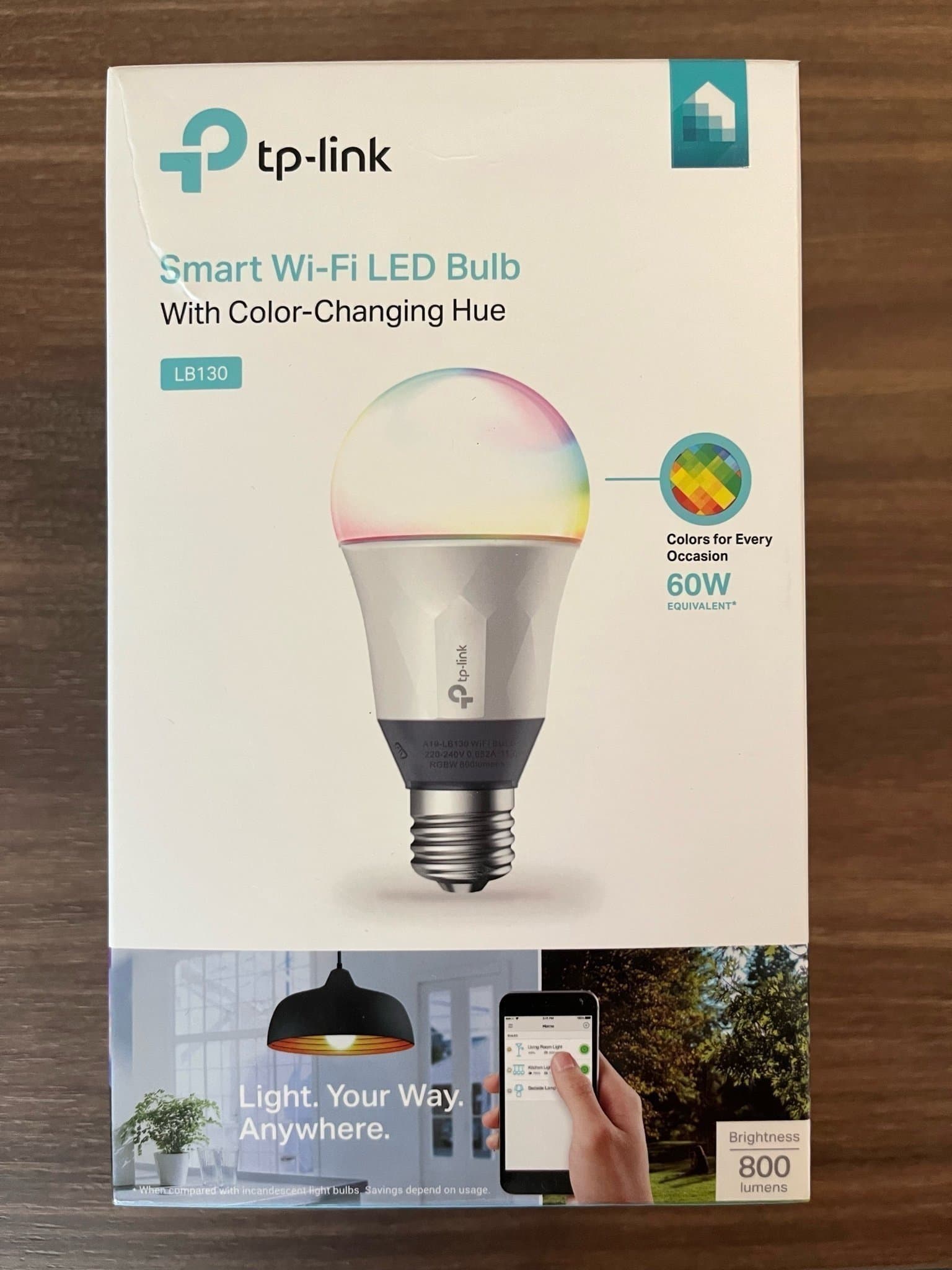 Appstyrd smartlampa med många färger