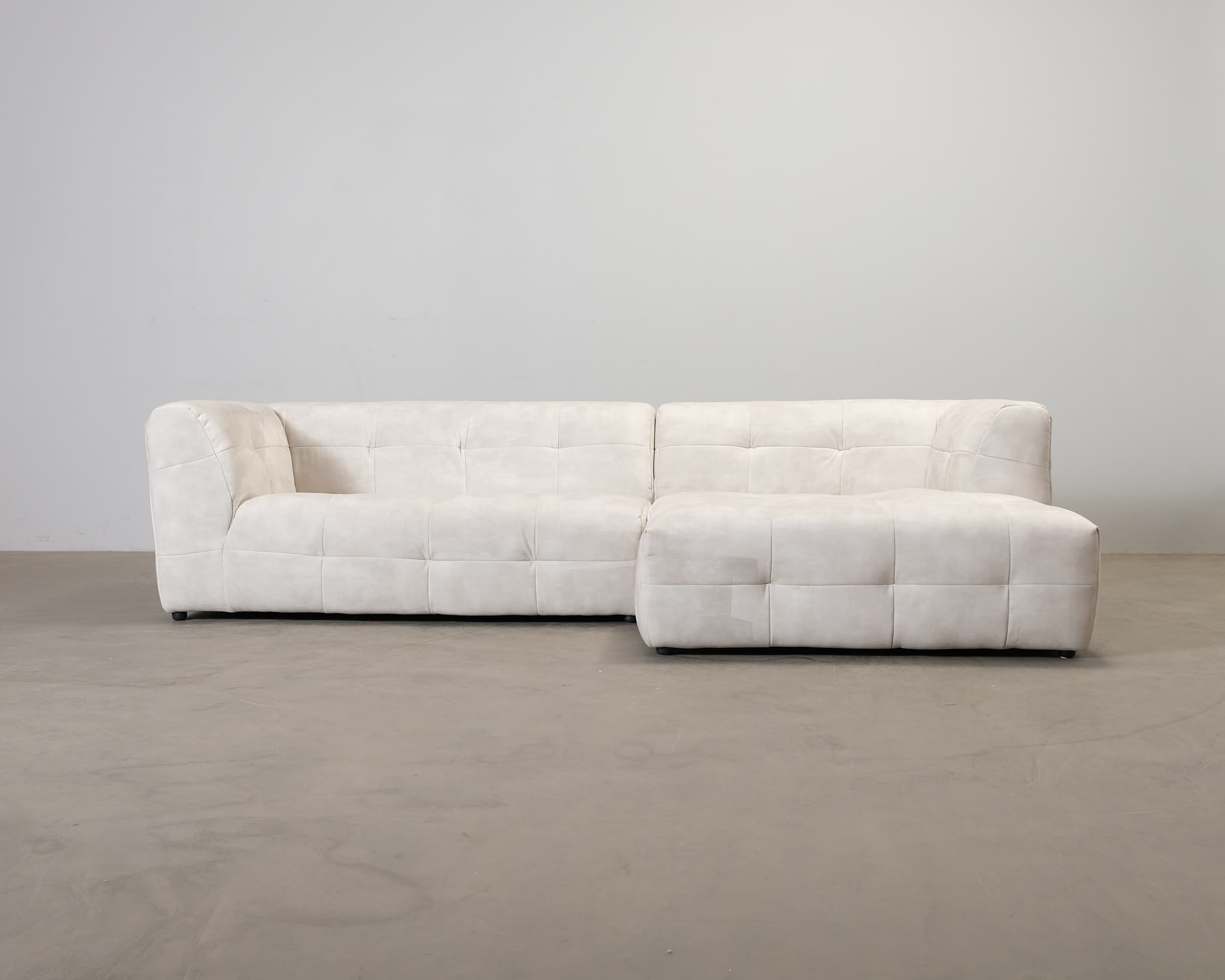 Masku Bublee 3-sits divansoffa naturvit