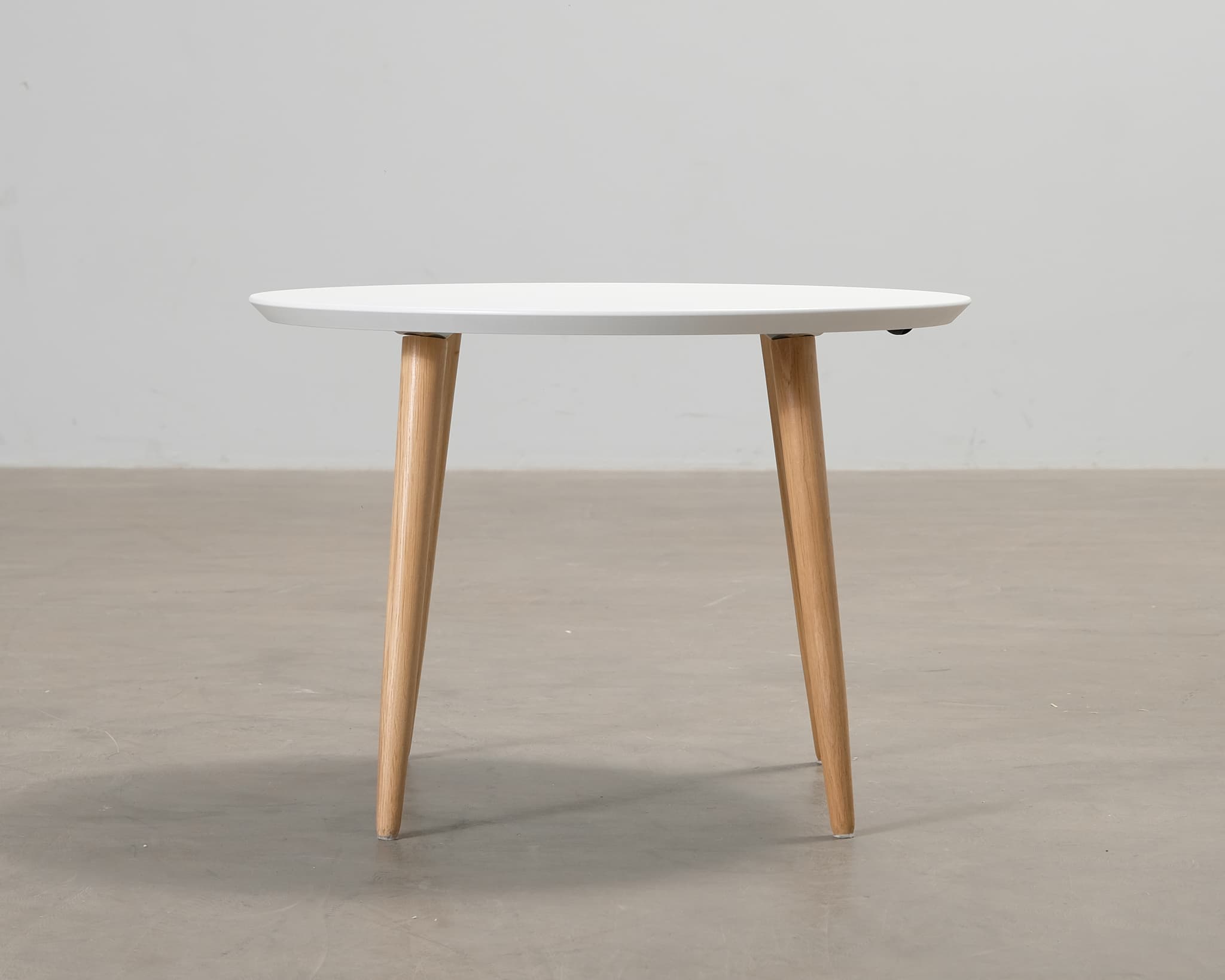 Sofacompany Hubert soffbord ø 60 cm vit / ek