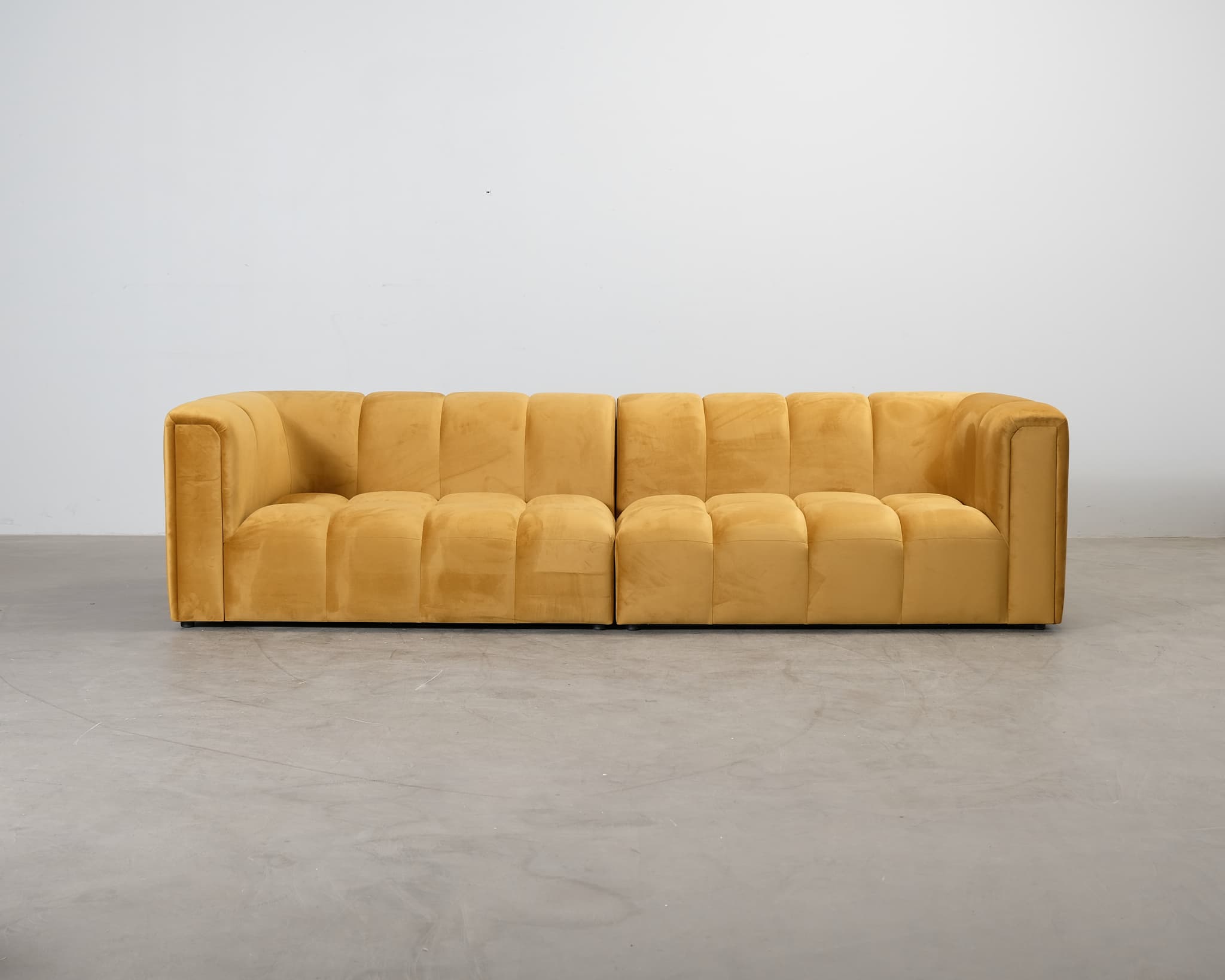 Maison Heritage Adams 4-sits soffa gul