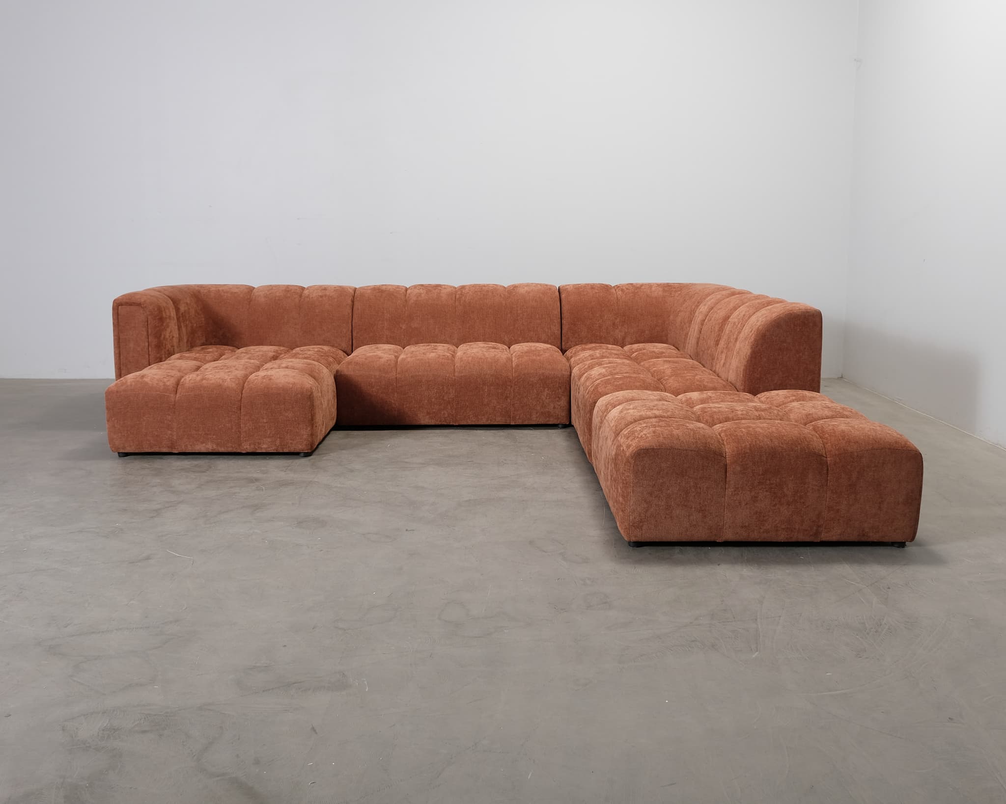 Maison Heritage Adams U-soffa orange