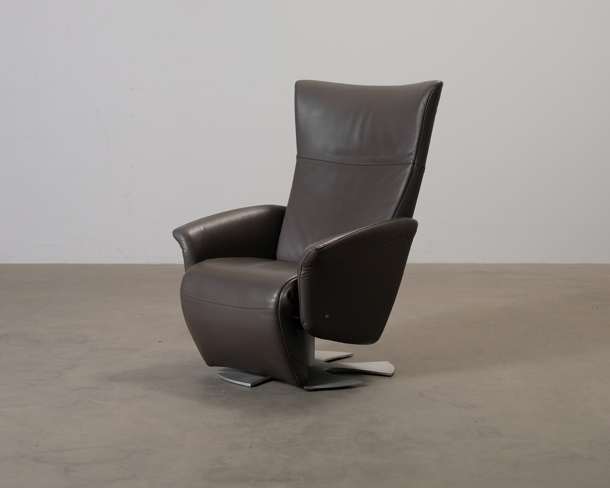 Rolf Benz recliner fåtölj brun läder