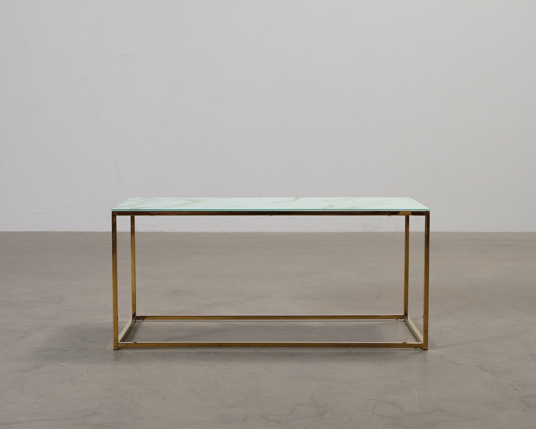 Nelly soffbord vit / guld