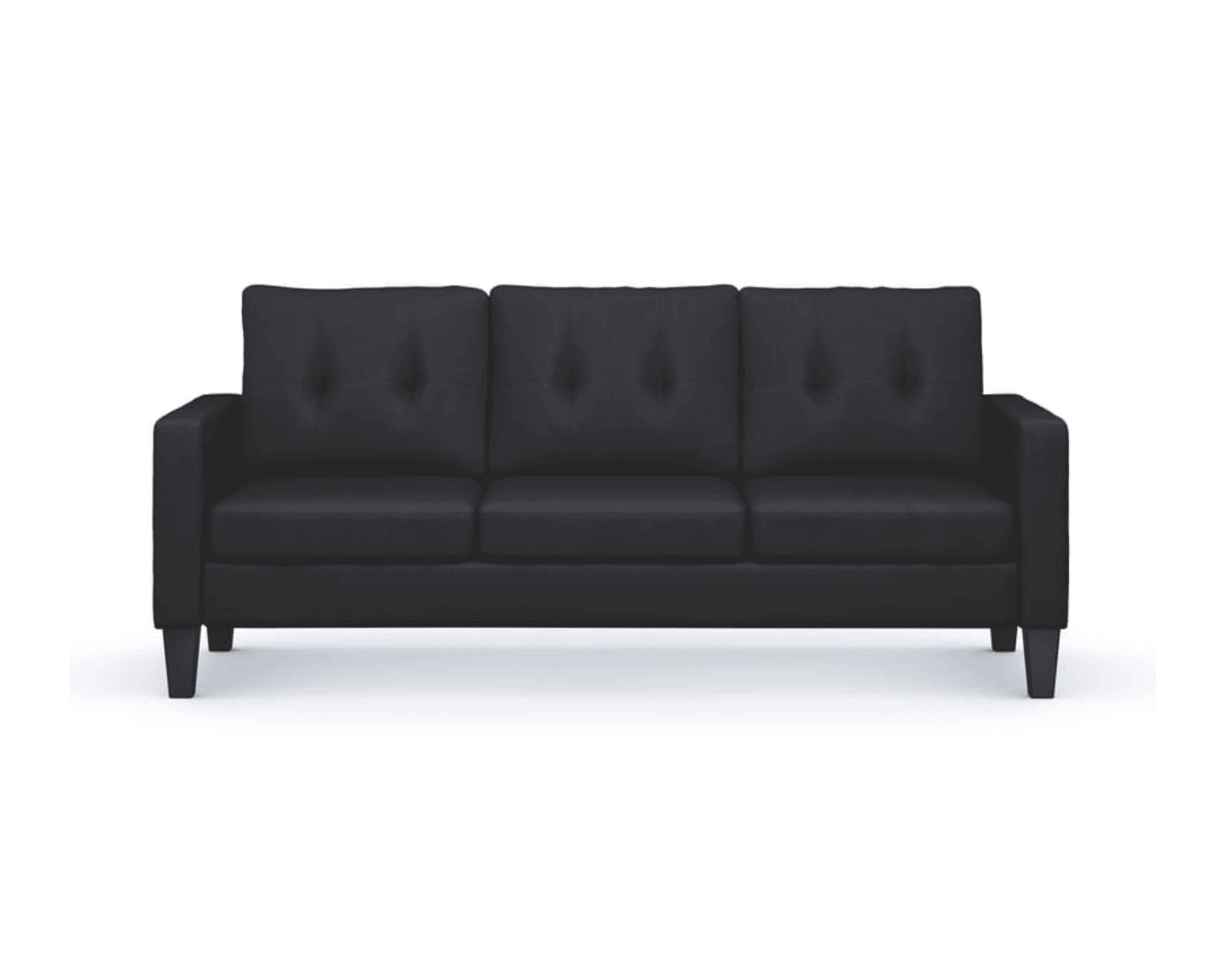 Vislanda 3-sits soffa svart