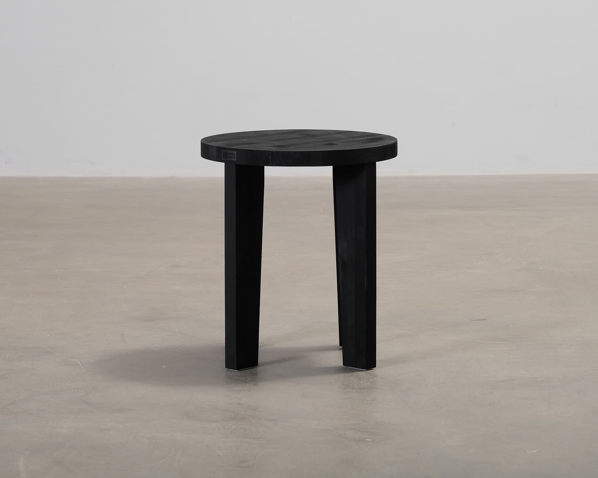 Witka Wood P’U stol svart