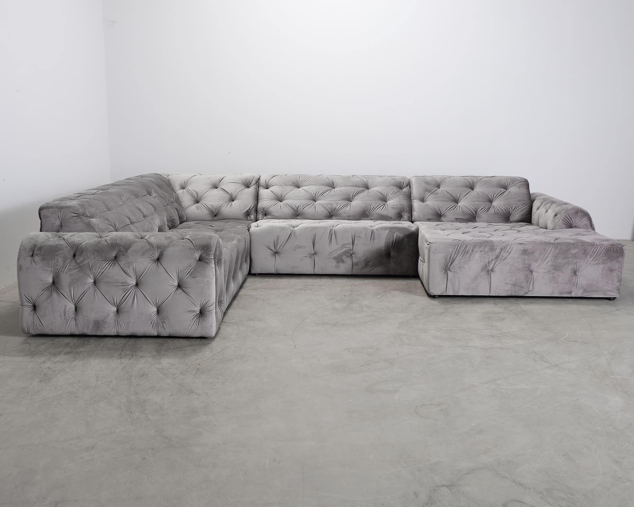 Windsor & Co Artemis hörnsoffa grå