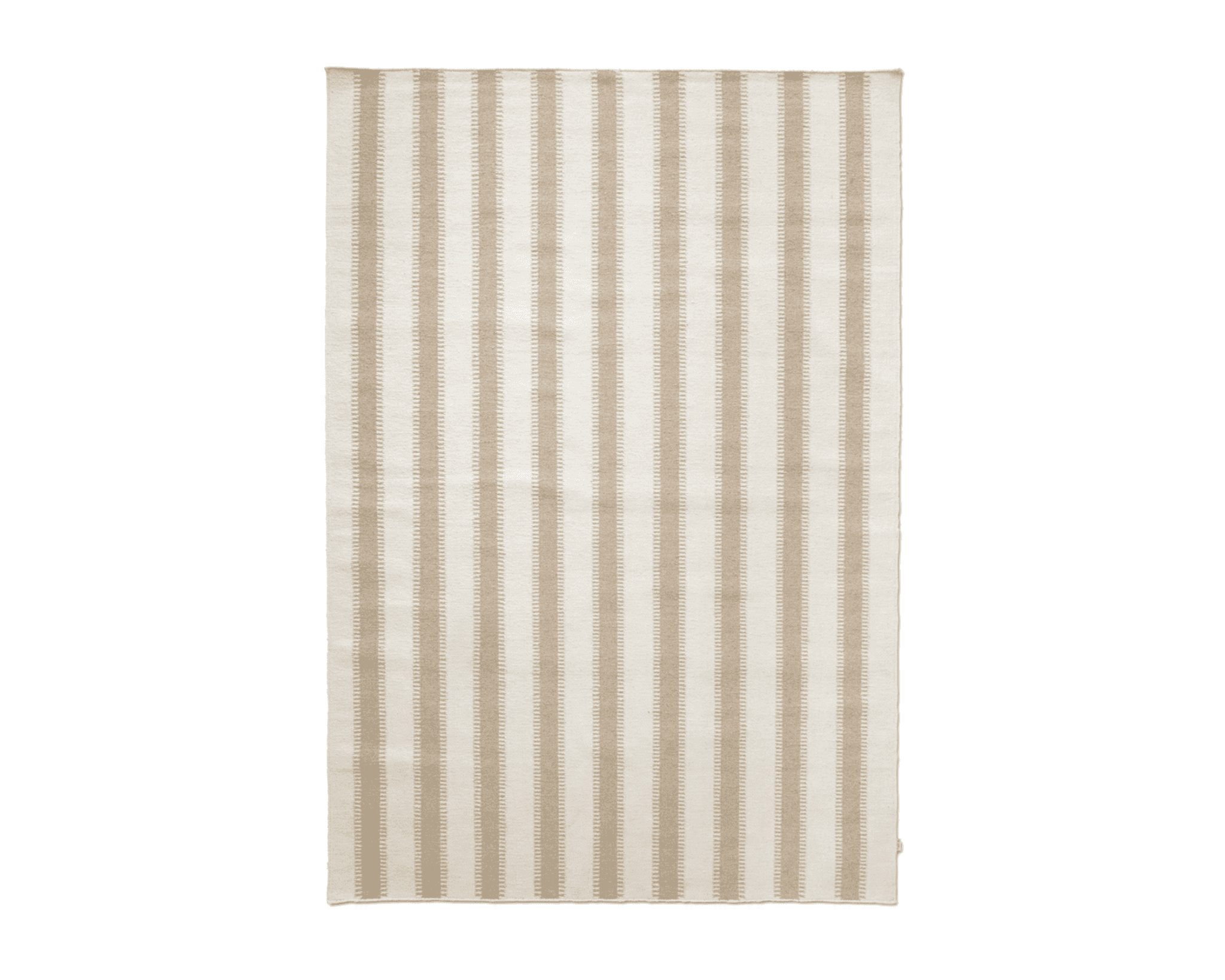 Classic Collection Stripes ullmatta 200 x 300 cm beige / narurvit