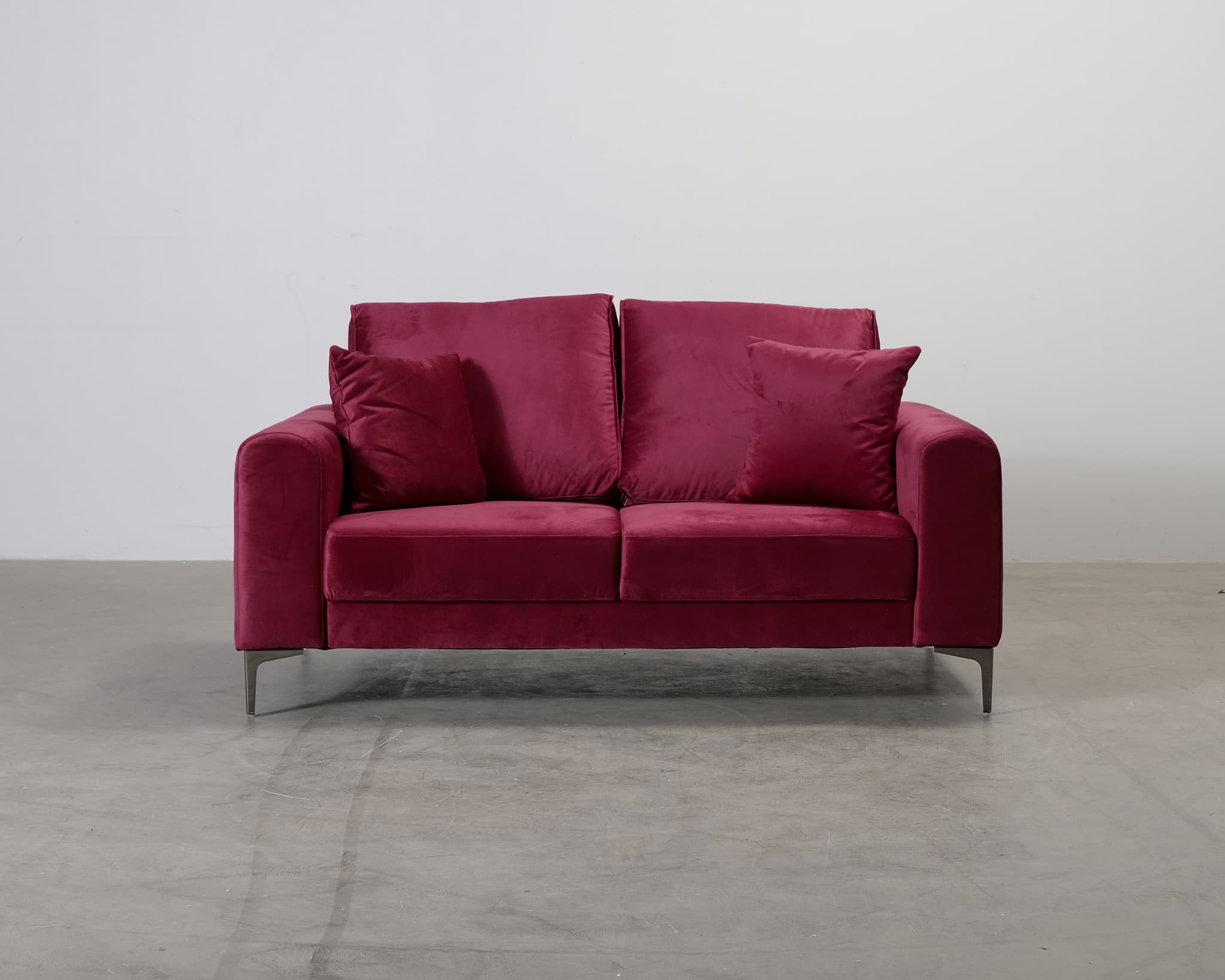 Mazzini 2-sits soffa röd